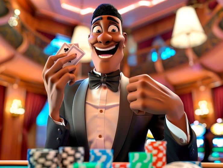 Antarmuka permainan Gaple Online di tektok777 dengan kartu domino digital